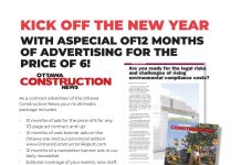 Ottawa Construction News unveils massive ’12-for-6′ multimedia stimulus for local advertisers