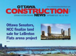 Sept. 2025 cover Ottawa Construction News
