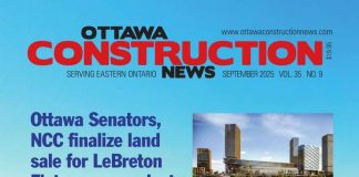 Sept. 2025 cover Ottawa Construction News