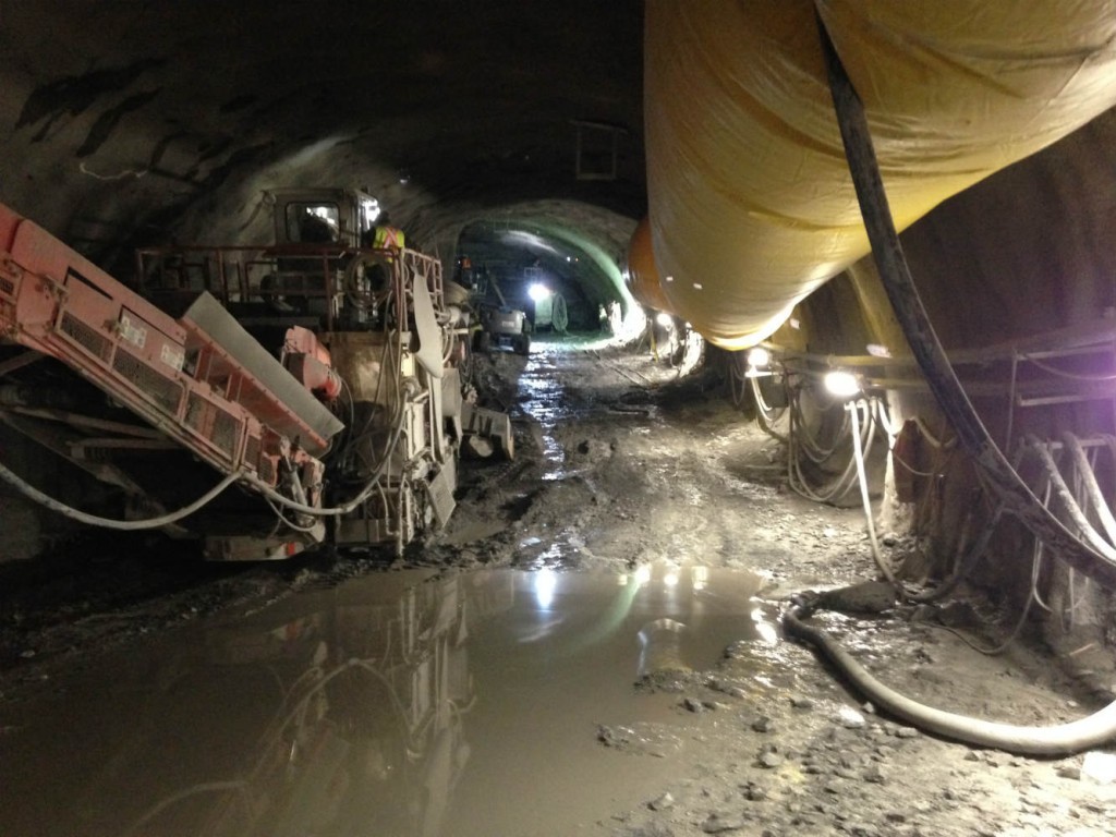 Rideau-Station-Cavern-excavation