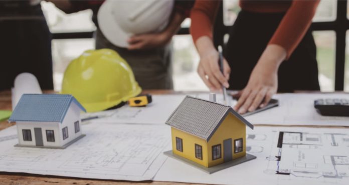 stock photo housing planning