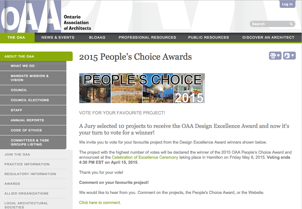 oaa people's choice