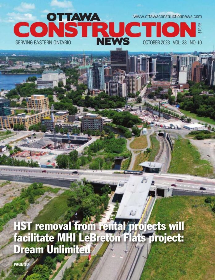 Ottawa Construction News oct. 2023 cover